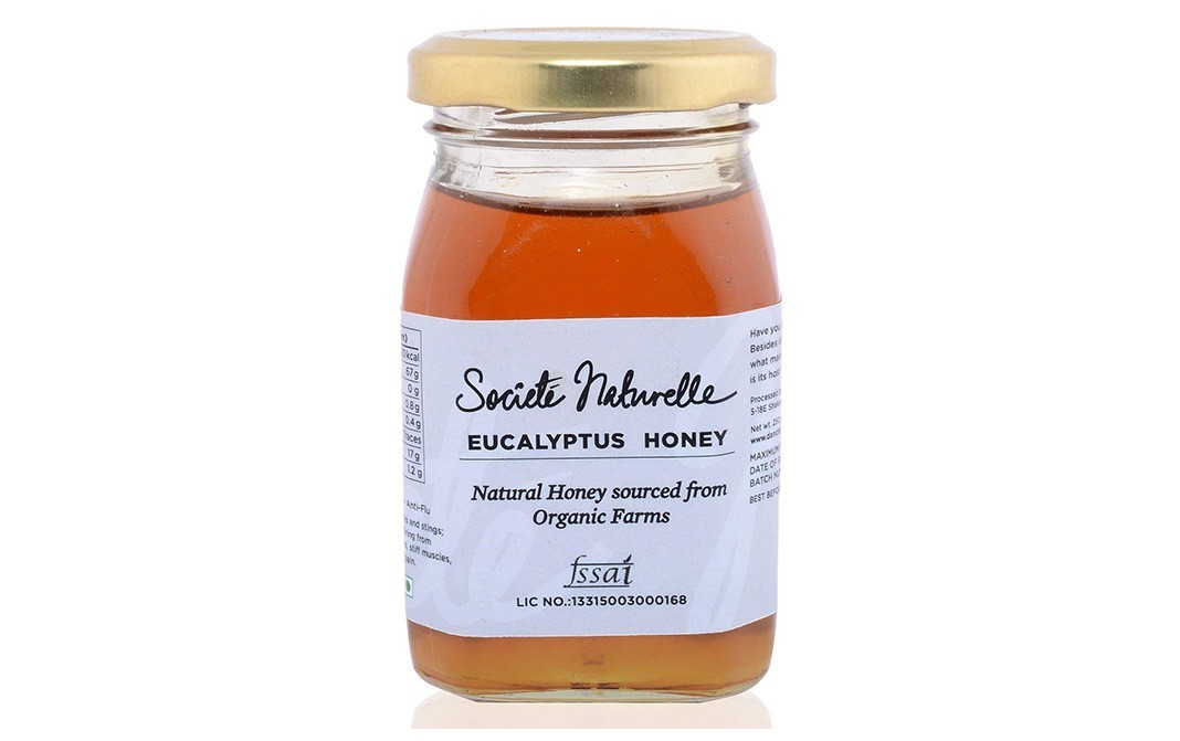 Societe Naturelle Eucalyptus Honey    Glass Jar  250 grams